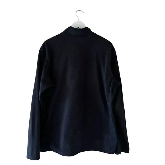 Columbia Fleece Men's 1/2 Zip Long Sleeves Solid Black  Shirt SZ XL #1857 - Picture 5 of 9
